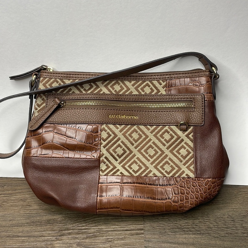 Liz Claiborne Brown Purse Shoulder Bag